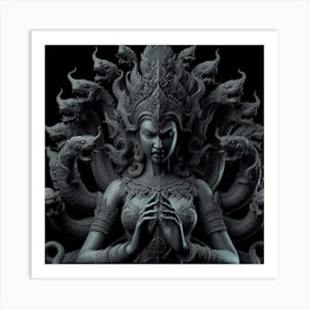 Thailand Goddess Art Print