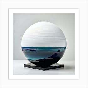 Ocean Sphere Art Print