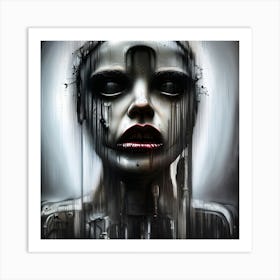 'The Face Of A Robot' Art Print