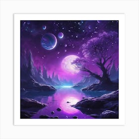 Galaxy Wallpaper Art Print