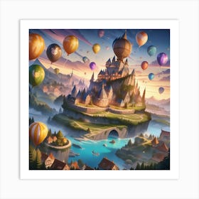 Castle In The Sky Art Print