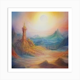 Ethereal Landscape Art Print