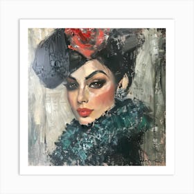 French Glamour 1960's French Chic Series 3 Art Print