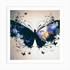 Butterfly Painting 1 Art Print