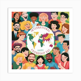 International Friendship Day 1 Art Print