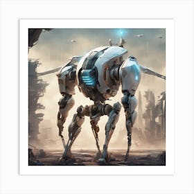 A Highly Advanced Android With Synthetic Skin And Emotions, Indistinguishable From Humans 3 Art Print