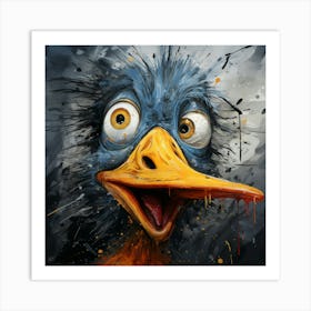 Duck Face Art Print