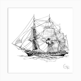 Sail Ship Art Print