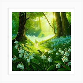 Lily Of The Valley 10 Art Print