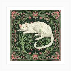 Cat In A Frame Art Print