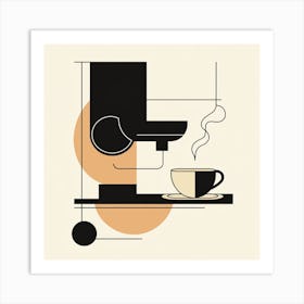 Creatai 24830 A Line Art Poster For International Espresso Da 97ec540a D593 49d1 9f60 9b0b6331ab9a 2 Art Print