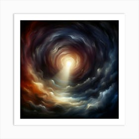 Abstract Of A Cloud Art Print