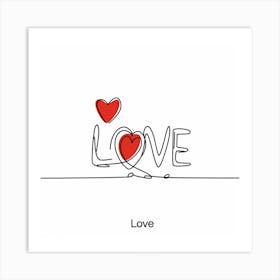 Love 1 2 Art Print