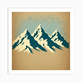 Mountains In The Sky Art Print