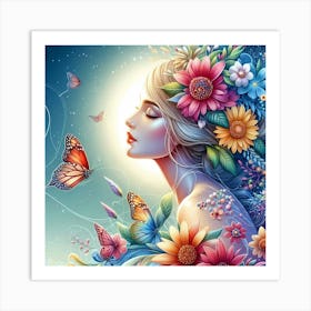 Flora And Fauna 9 Art Print