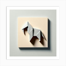 Origami Horse Art Print