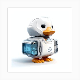 Robot Duck 1 Art Print