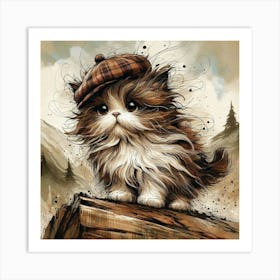 Scottish Kitten 1 Art Print