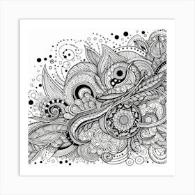 Doodles 2 Art Print