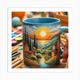 Mug Painting Art Print