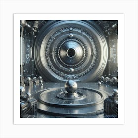 Futuristic Space 4 Art Print