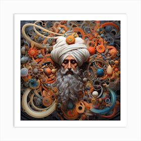 Man In A Turban Art Print