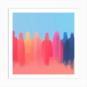 People Stock Art Print