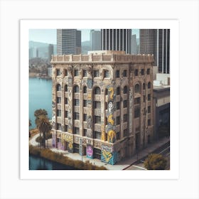 Gta V Building Art Print