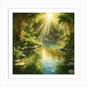 Forest River Photo Art Print