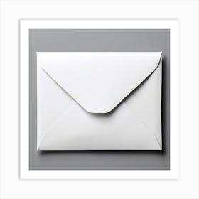 White Envelope 1 Art Print