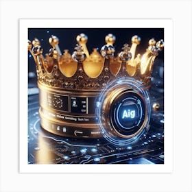 Digital Crown 1 Art Print