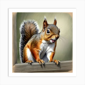 Squirrel 10 Art Print