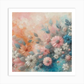 Abstract “Flower” 4 Art Print