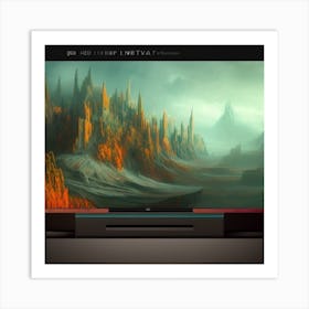 Tv Screen 2 Art Print