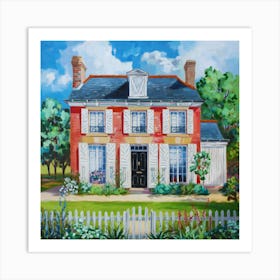 French Country House Art Print