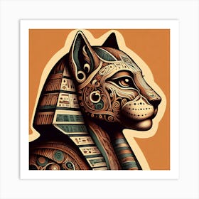 Egyptian Cat 1 Art Print