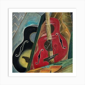 Guitars Art Print