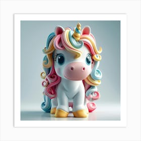 Unicorn 196 Art Print