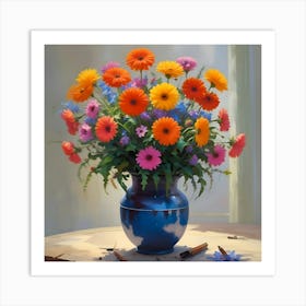 Gerber Daisies Art Print