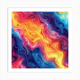 Abstract Aura (8) Art Print