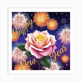 Happy New Year 6 Art Print