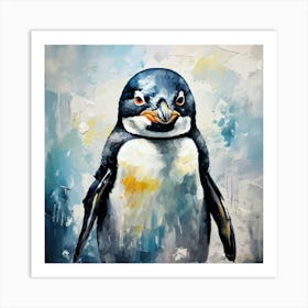 Penguin painting 3 Art Print