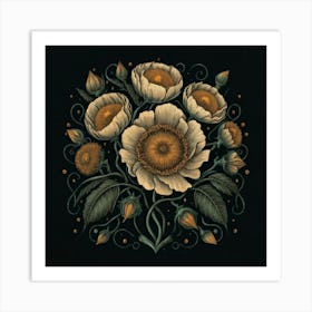 Flowers In A Vase Art Print