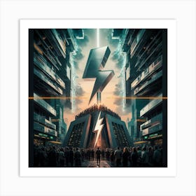 Lightning Bolt 18 Art Print