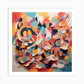 Abstract Painting 354 Art Print