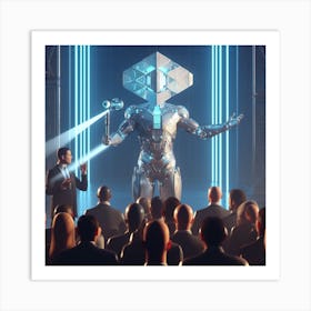 Futuristic Scene Art Print