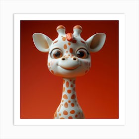 Giraffe 9 Art Print