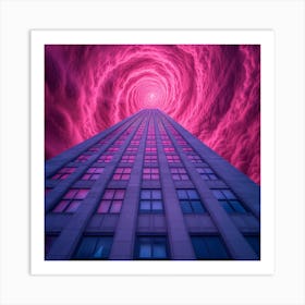 Spiral City Skyscraper Art Print