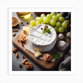 Cheese board 1 Art Print