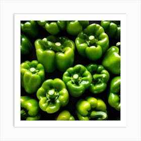 Green Peppers 6 Art Print